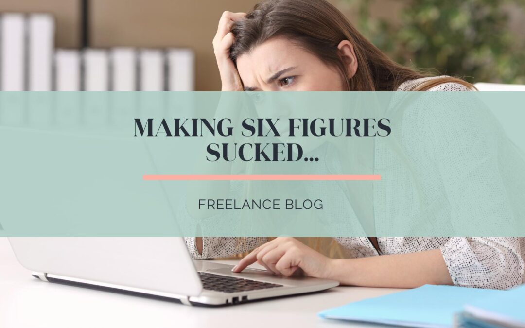 making six figures sucked - I hated my corporate job